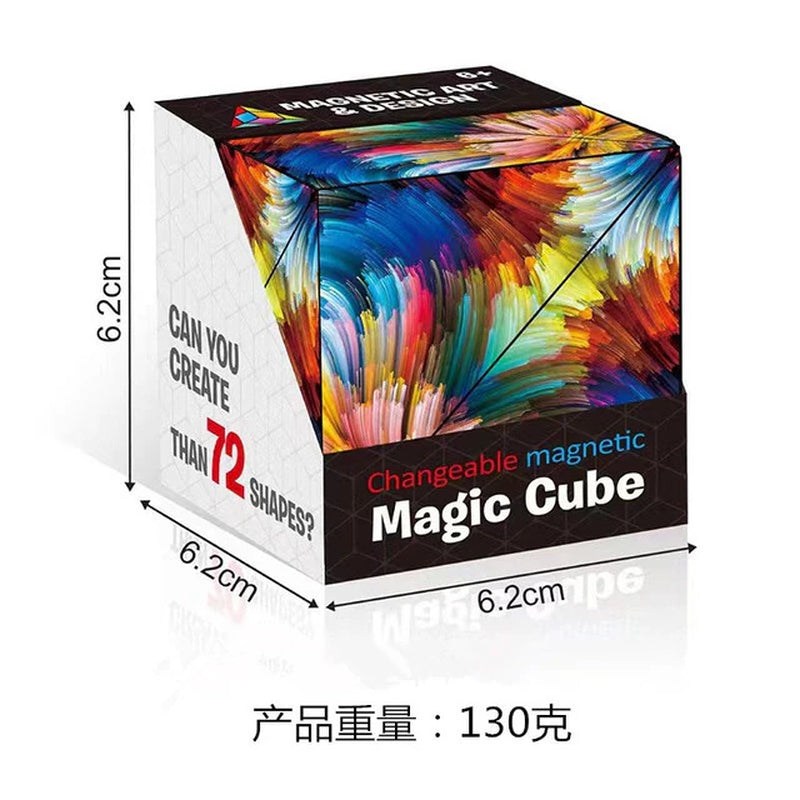 2023 Infinite Magnetic Cube 3D Geometric Puzzle 