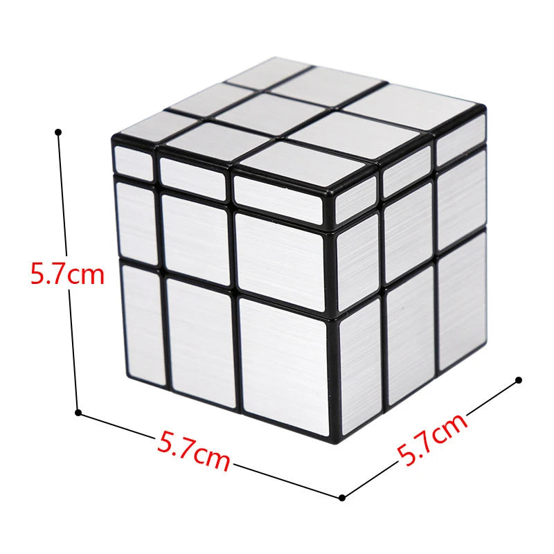 3X3X3 Smooth Mirror Cube Magic Puzzle