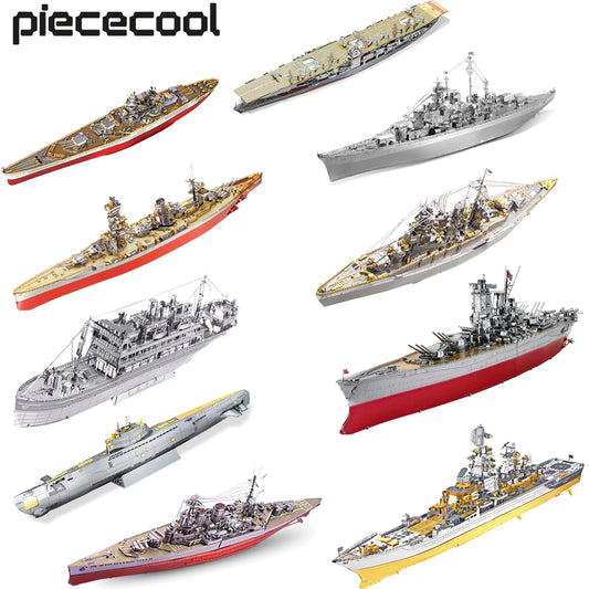 3D Metal Battleship Model Kit 