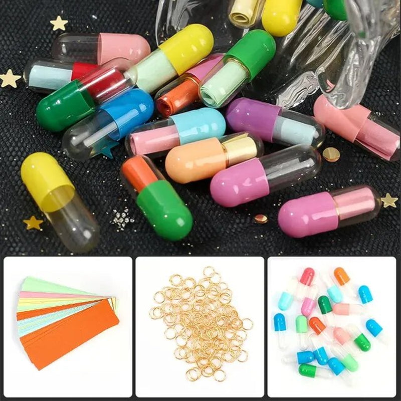 Message Capsules Love Pill with Paper 