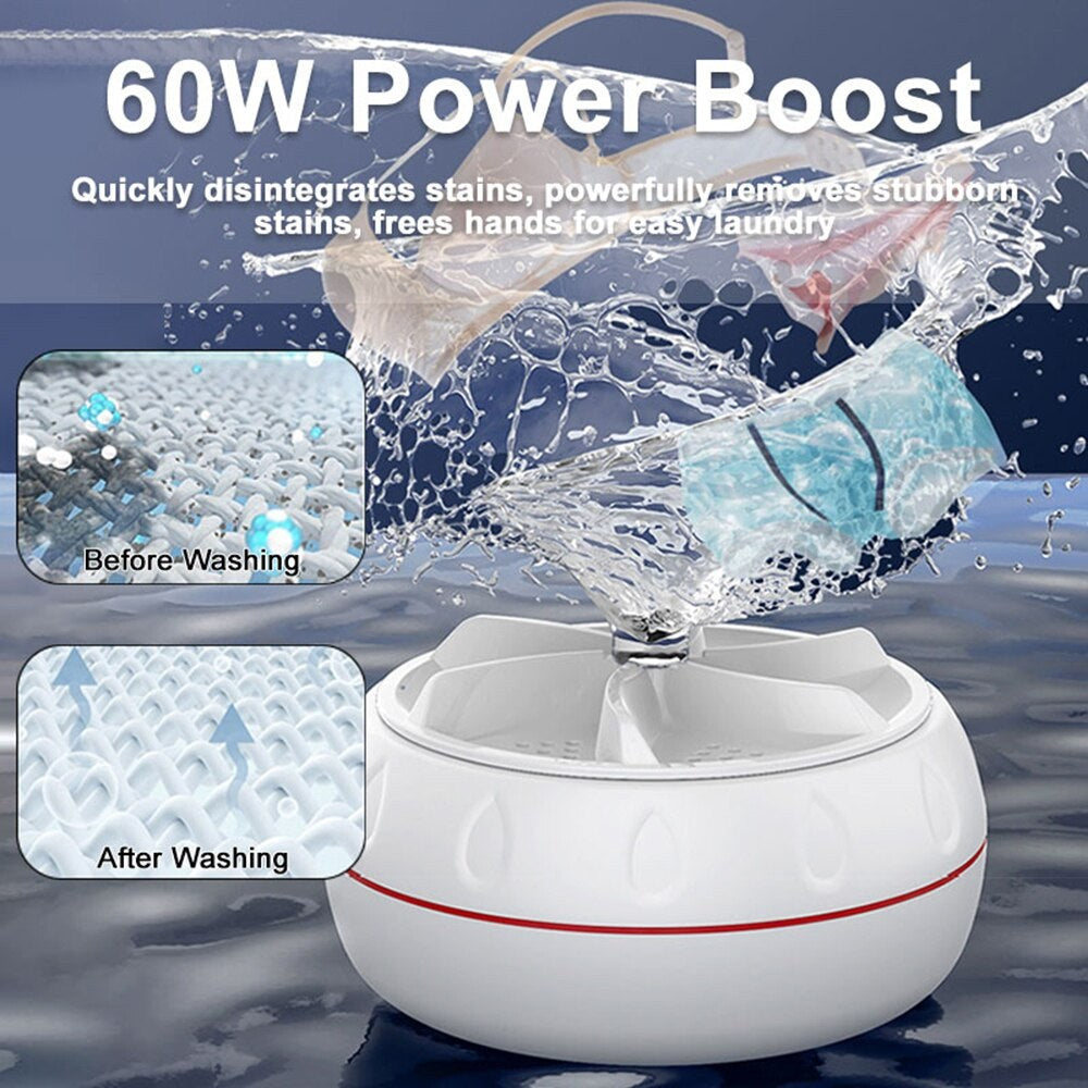 60W Portable Ultrasonic Washer