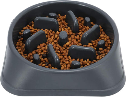 Dog Feeder Slow Eating Eco-Friendly Durable Non-Toxic Preventing Choking Healthy Design Bowl for Pet Stop Bloat 